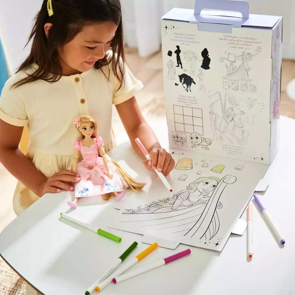 MUÑECA DISNEY STORE RAPUNZEL CON ROPA Y ACCESORIOS - 4