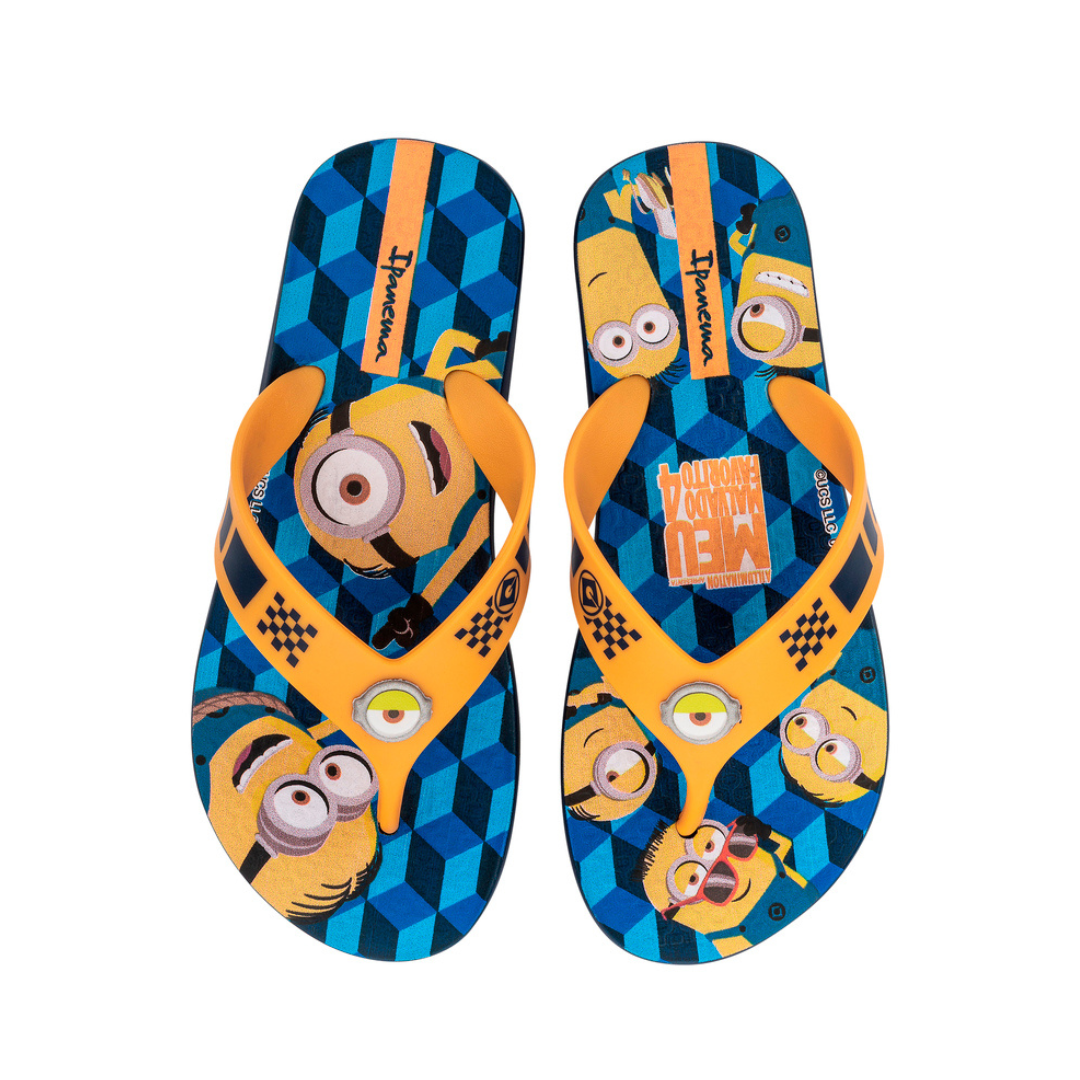 SANDALIAS NIÑO MINIONS AMARILLO AZUL - 1