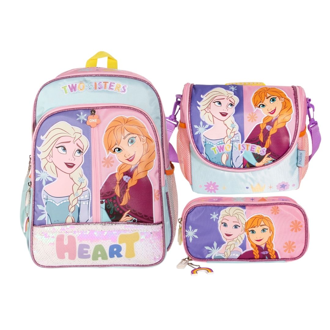 Ripley - PACK ESCOLAR MOCHILA OFICIO PREMIUM DISNEY FROZEN ELSA ANA 2