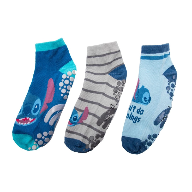 MEDIAS ANTIDESLIZANTE DISNEY LILO Y STITCH TRIPACK - 2