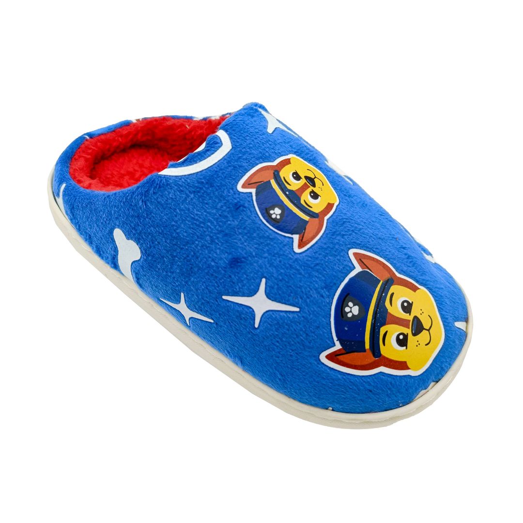 PANTUFLAS NIÑO PAW PATROL AZUL - 1