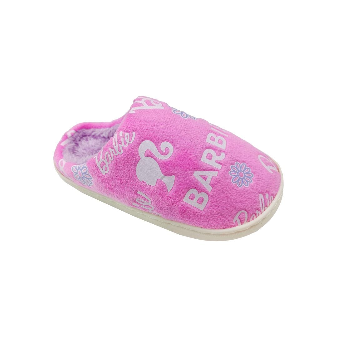 PANTUFLAS NIÑA BARBIE FUCSIA - 1