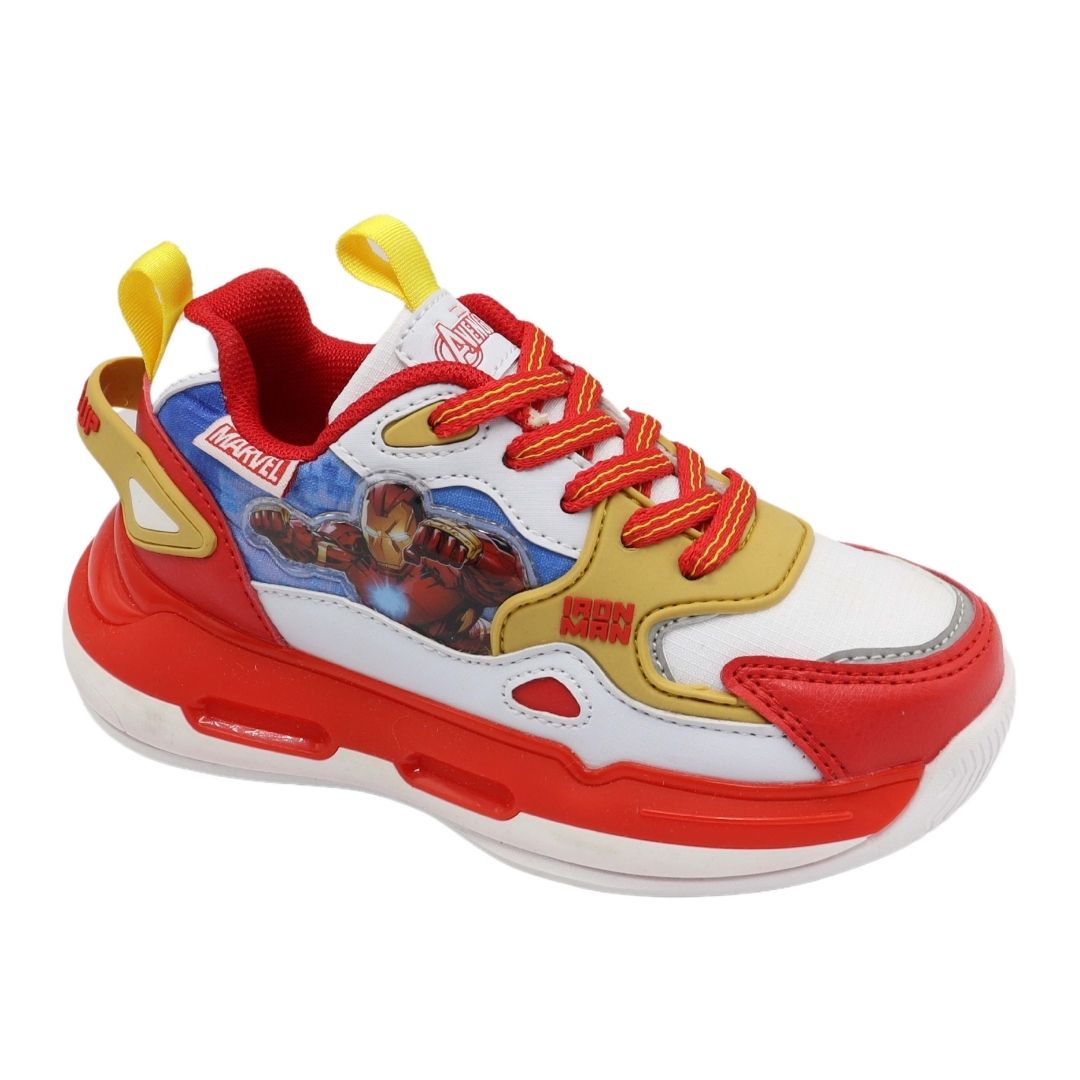 Zapatillas Niño Avengers Marvel Iron Man Rojo con Luces - 1