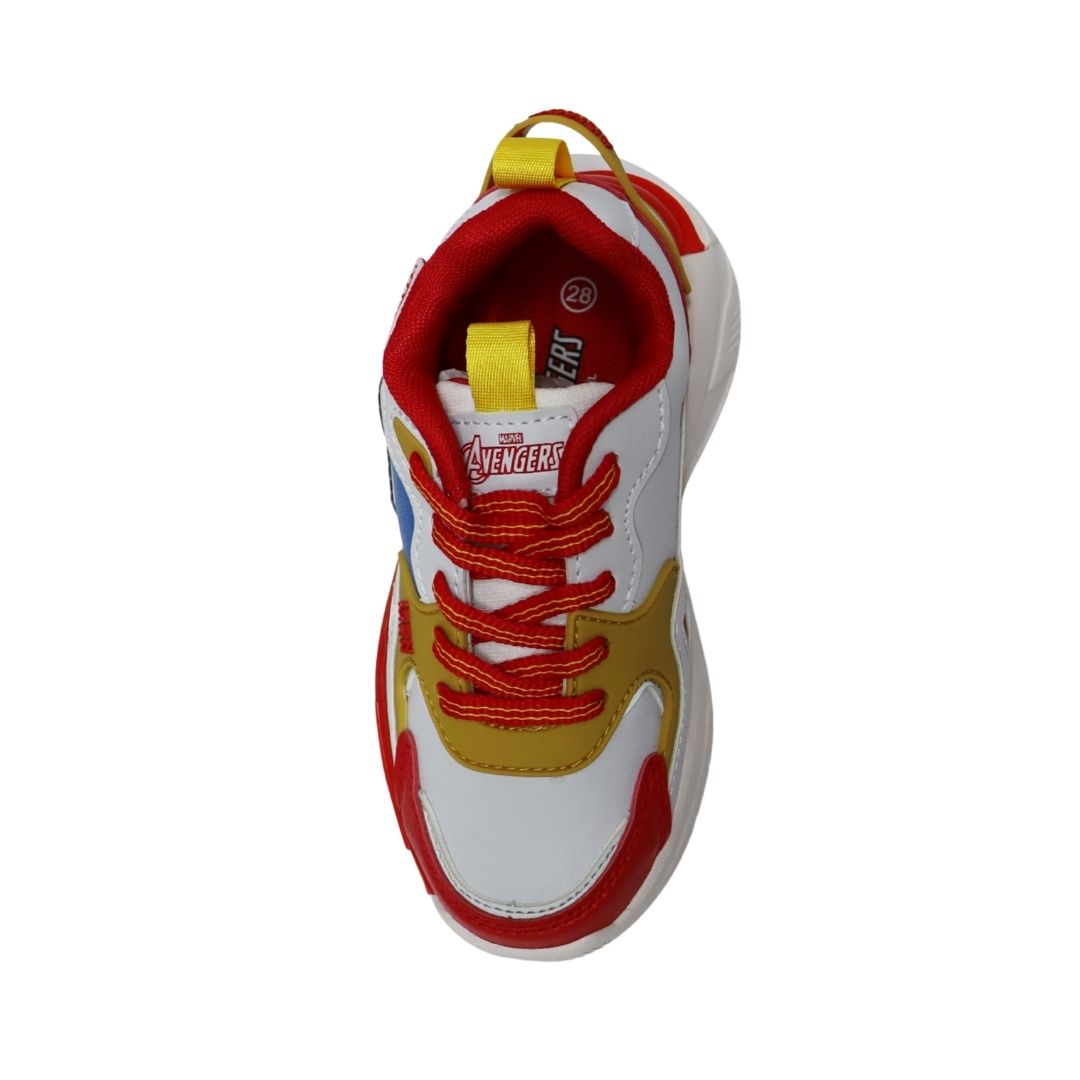 Zapatillas Niño Avengers Marvel Iron Man Rojo con Luces - 2