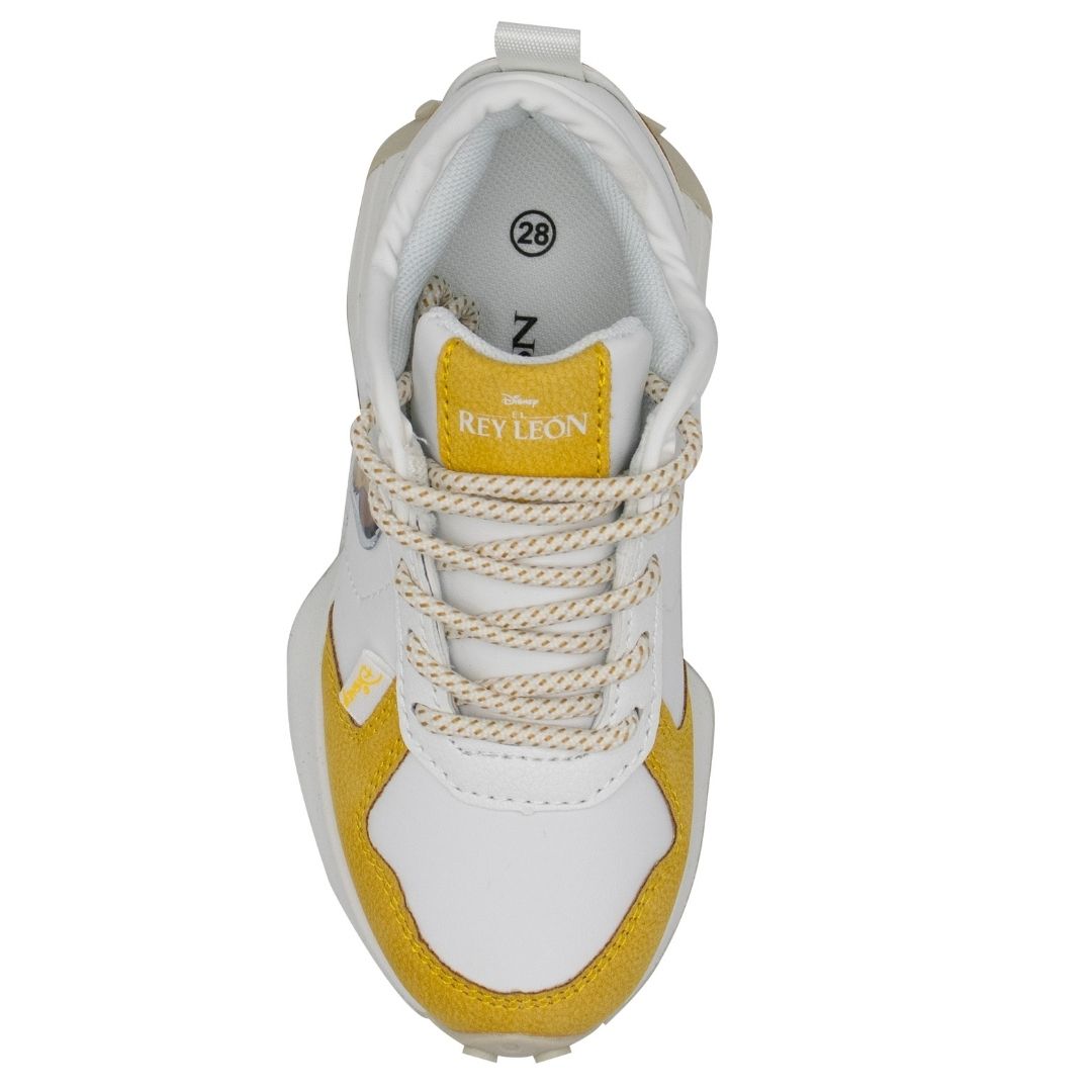 ZAPATILLAS NIÑO REY LEON SIMBA BLANCO - 2