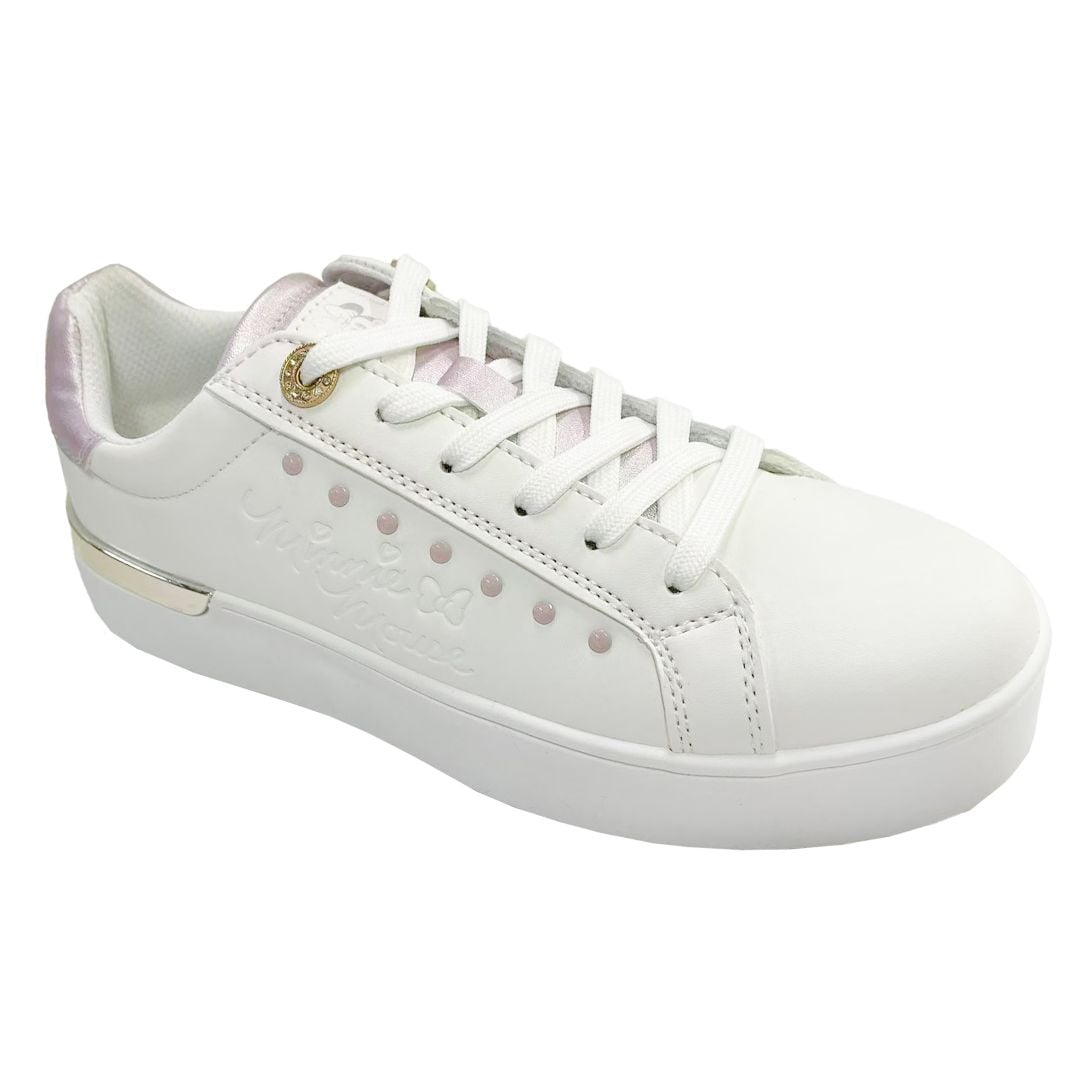 ZAPATILLAS URBANAS MUJER MINNIE MOUSE LILA DORADO - 1