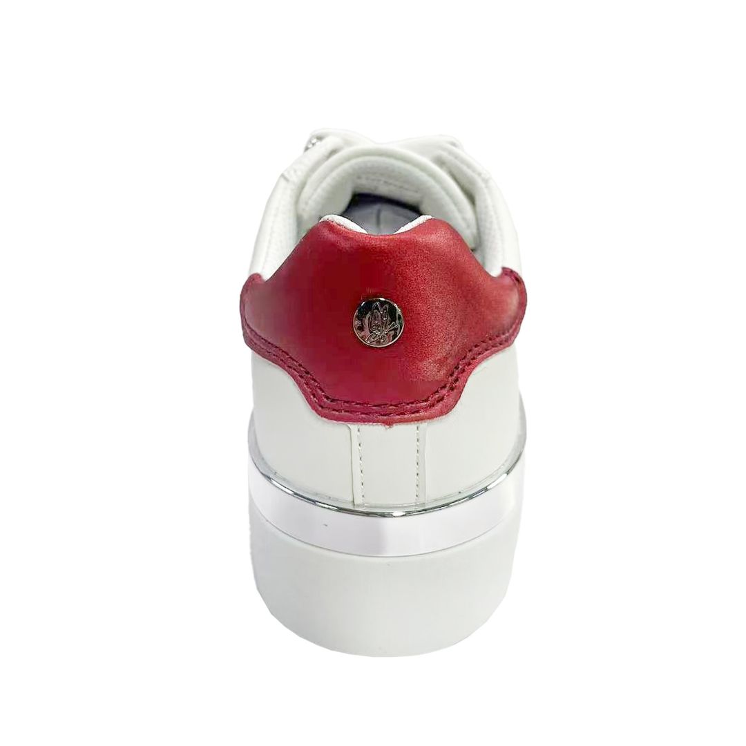 ZAPATILLAS URBANAS MUJER MAFALDA BLANCO ROJO - 3