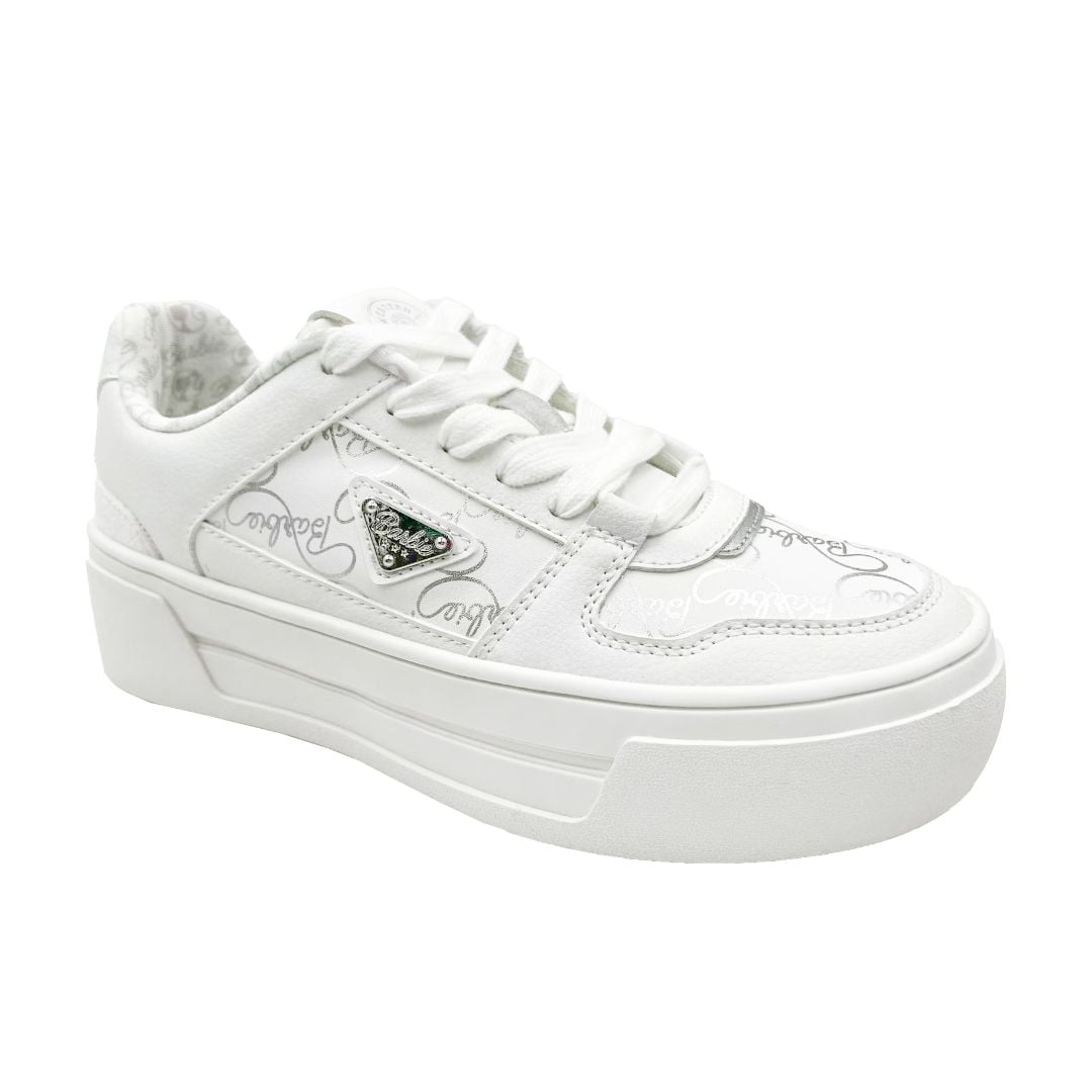 BARBIE ZAPATILLAS CASUAL MUJER BLANCO - 1