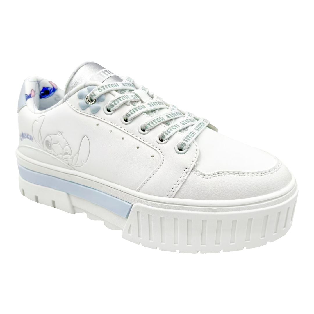 STITCH ZAPATILLAS CASUAL MUJER BLANCO - 1