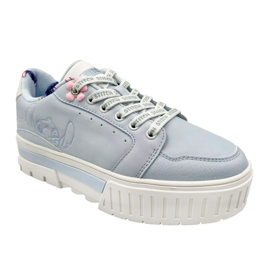 STITCH ZAPATILLAS CASUAL MUJER CELESTE - 1
