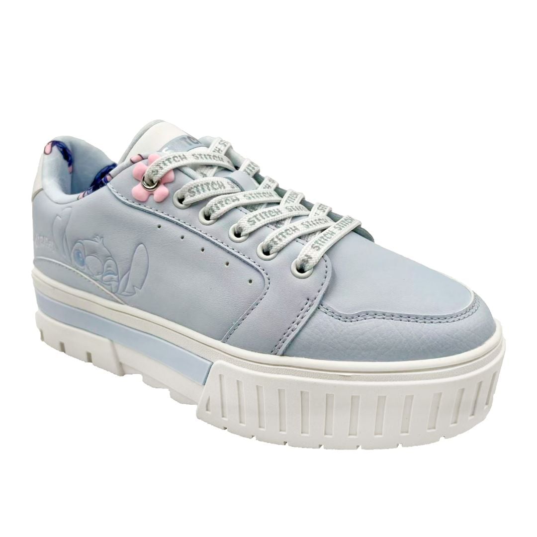 STITCH ZAPATILLAS CASUAL MUJER CELESTE - 1