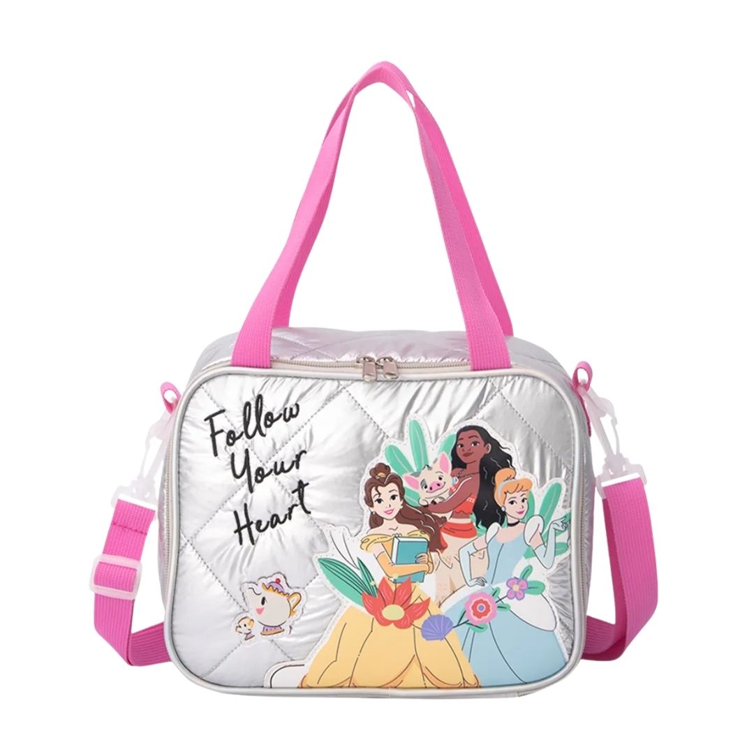 DISNEY PRINCESAS LONCHERA PLATEADA - 1