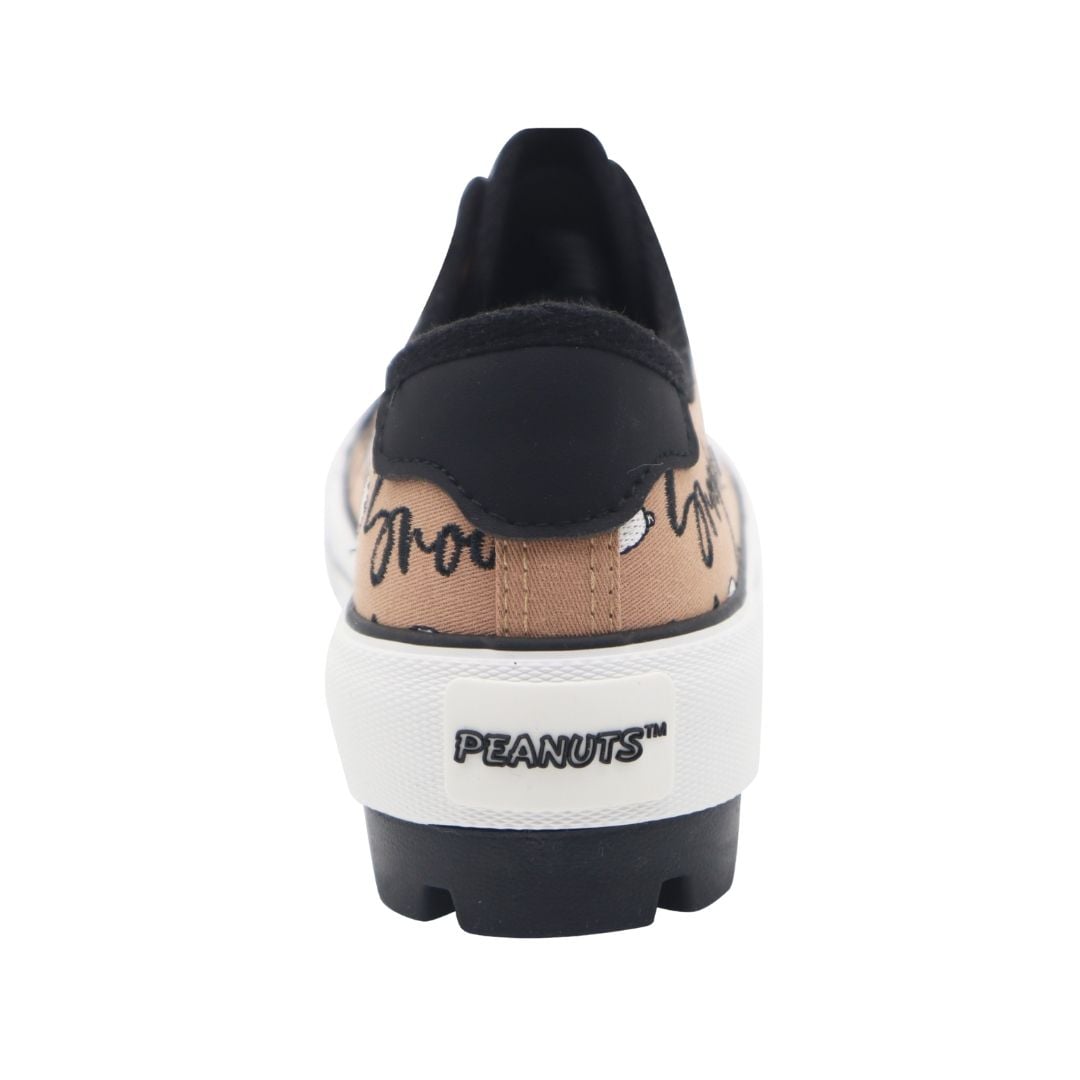 ZAPATILLAS MUJER SNOOPY CASUAL MARRON - 3
