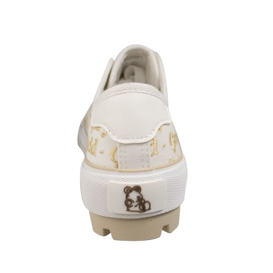 ZAPATILLAS MUJER GARFIELD CASUAL BLANCO Y AMARILLO - 3