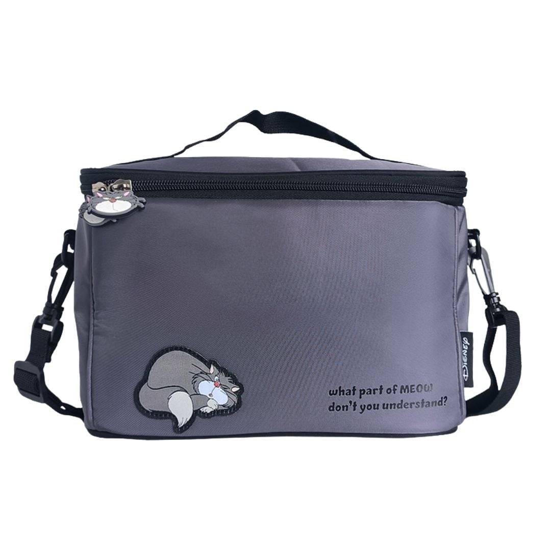 LONCHERA BOLSO DISNEY LUCIFER GRIS - 1