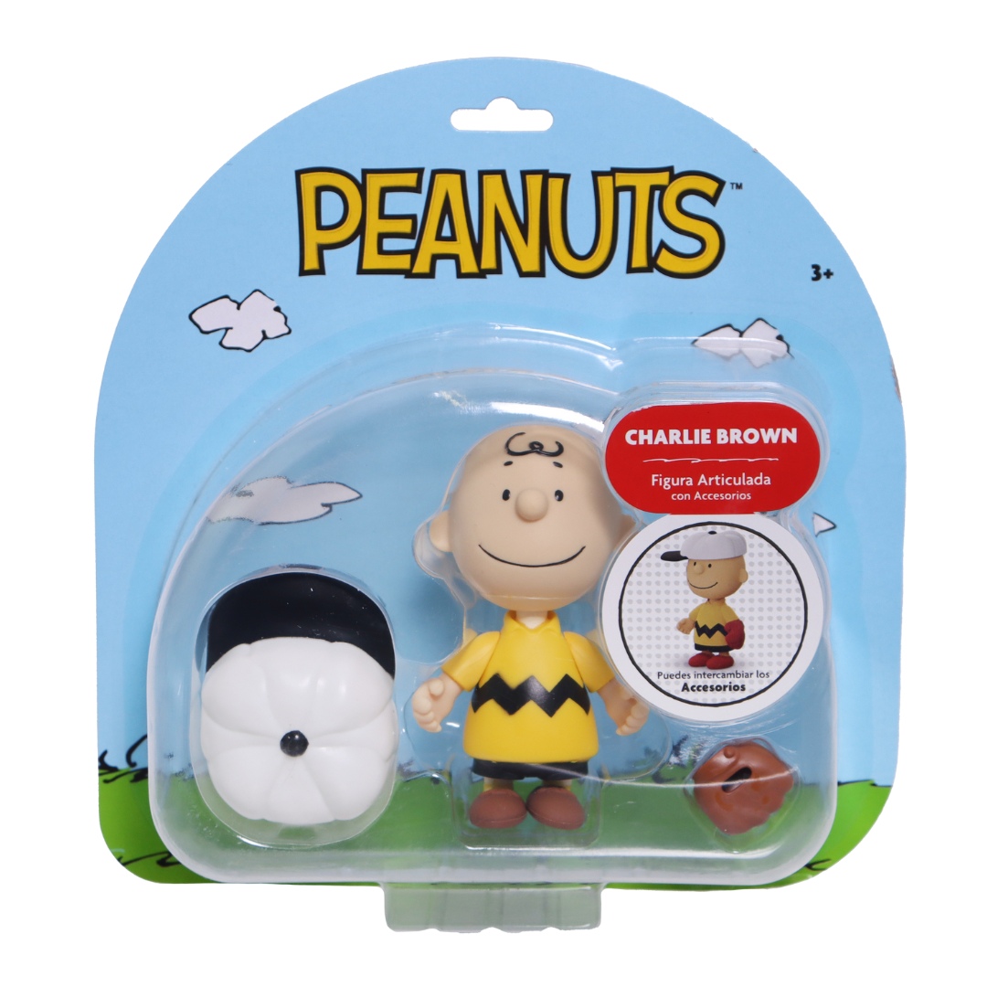 FIGURA ARTICULADA CHARLIE BROWN SNOOPY PEANUTS 10 CMS - 3