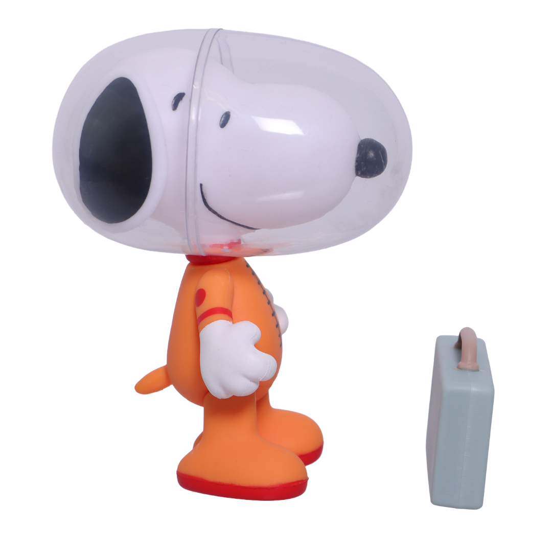 FIGURA ARTICULADA SNOOPY ASTRONAUTA PEANUTS 10 CMS - 2