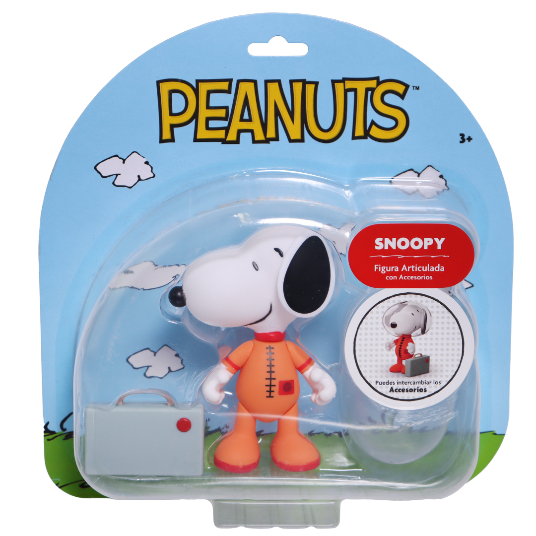 FIGURA ARTICULADA SNOOPY ASTRONAUTA PEANUTS 10 CMS - 3