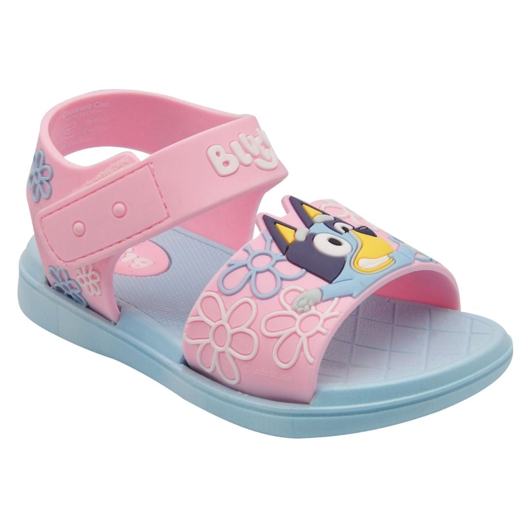 SANDALIAS NIÑA PLAYERA BLUEY ROSADO - 1