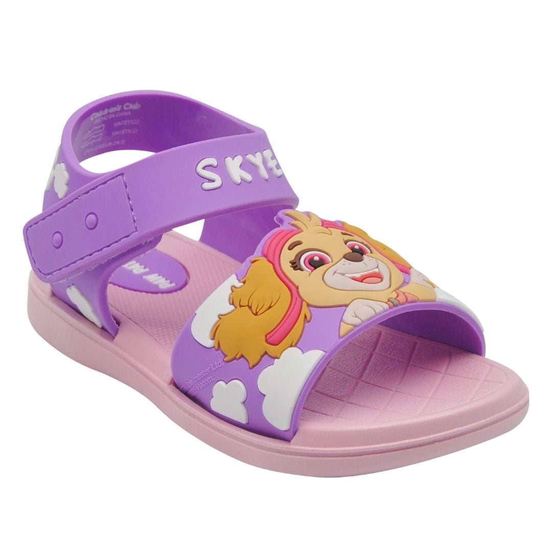SANDALIAS NIÑA PLAYERA SKYE MORADO ROSADO - 1