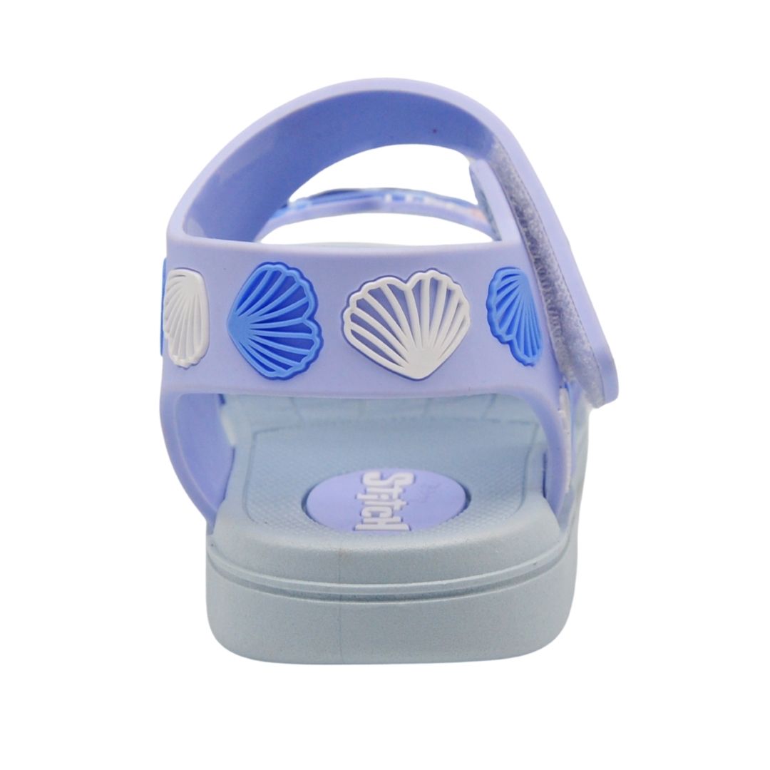SANDALIAS NIÑA PLAYERA STITCH CORAL LILA - 3