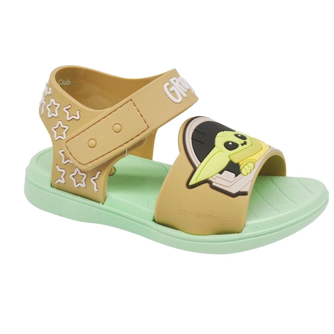 SANDALIAS NIÑO PLAYERA BABY YODA STAR WARS VERDE - 1