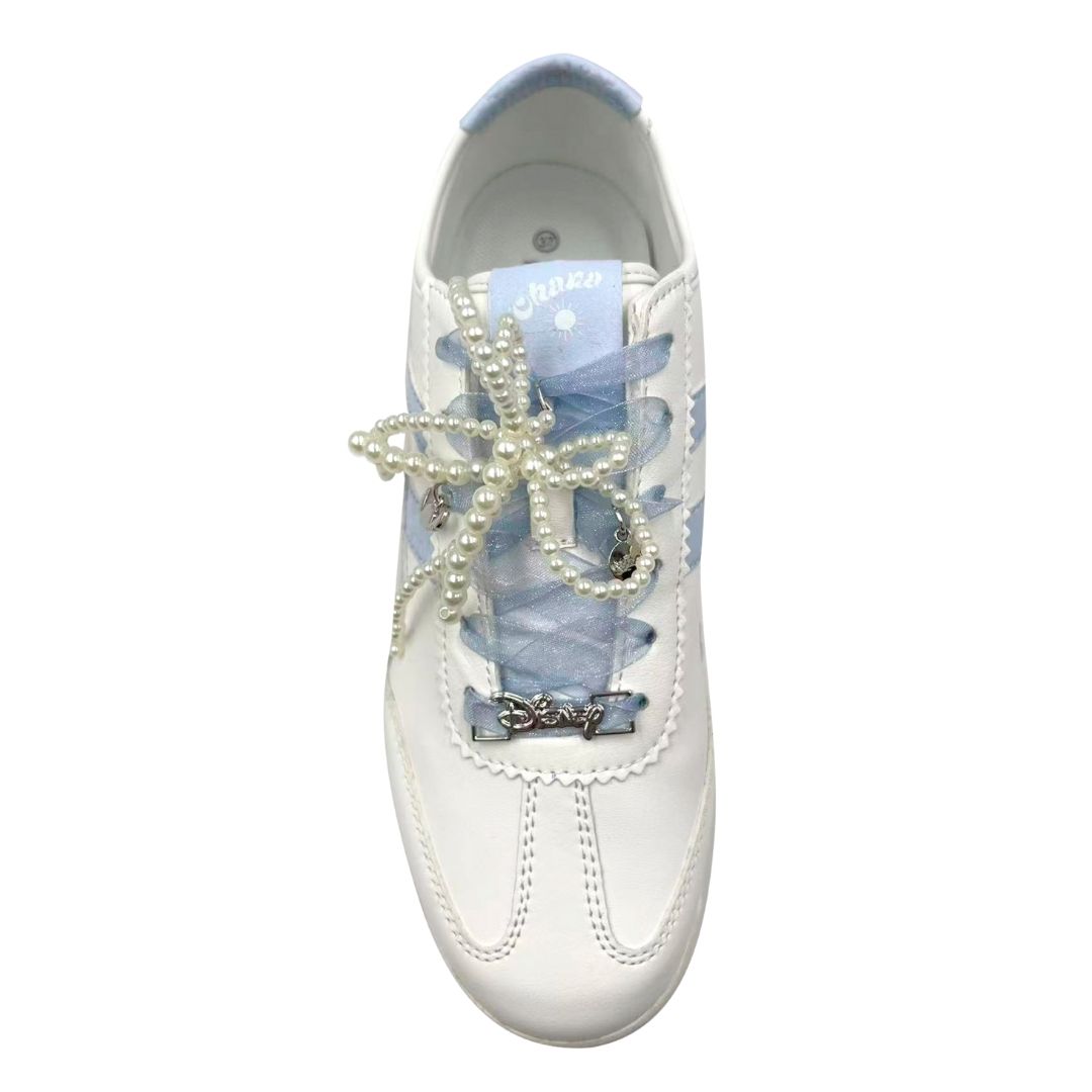ZAPATILLAS MUJER CASUAL STITCH CELESTE - 2