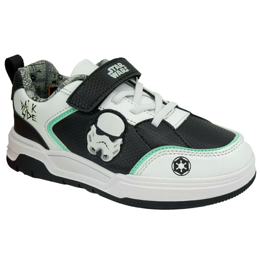 ZAPATILLAS NIÑO CASUAL STAR WARS STORMTROOPER NEGRO - 1
