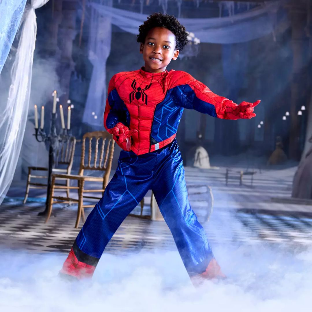 DISFRAZ NIÑO CON LUCES Y SONIDO SPIDERMAN MARVEL AVENGERS DISNEY STORE - 5