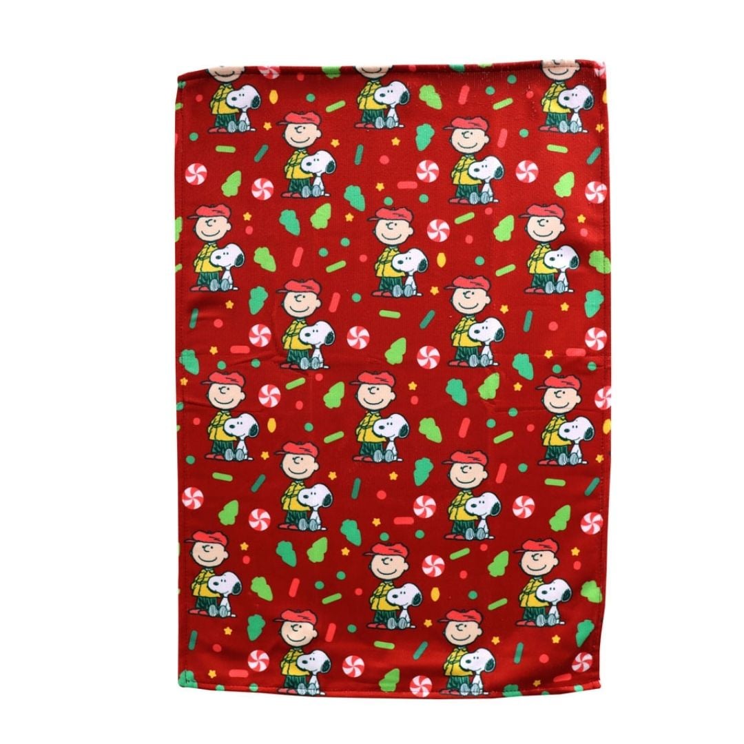 SET SECADORES NAVIDAD COCINA SNOOPY X2 45X65CM MOD2 - 2