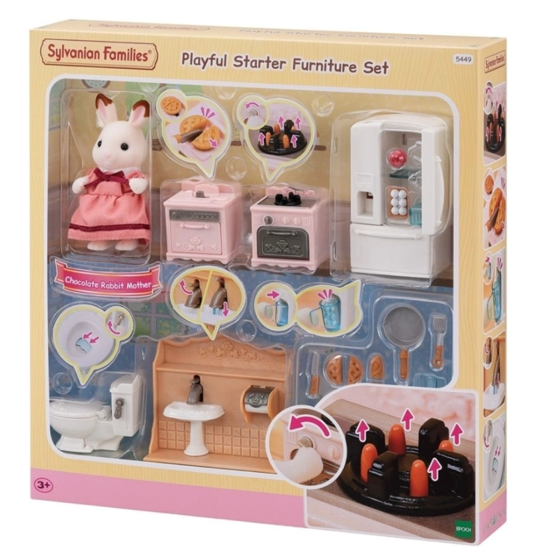 JUGUETE SYLVANIAN TERNURINES SET DE ACCESORIOS PARA CASA - 1