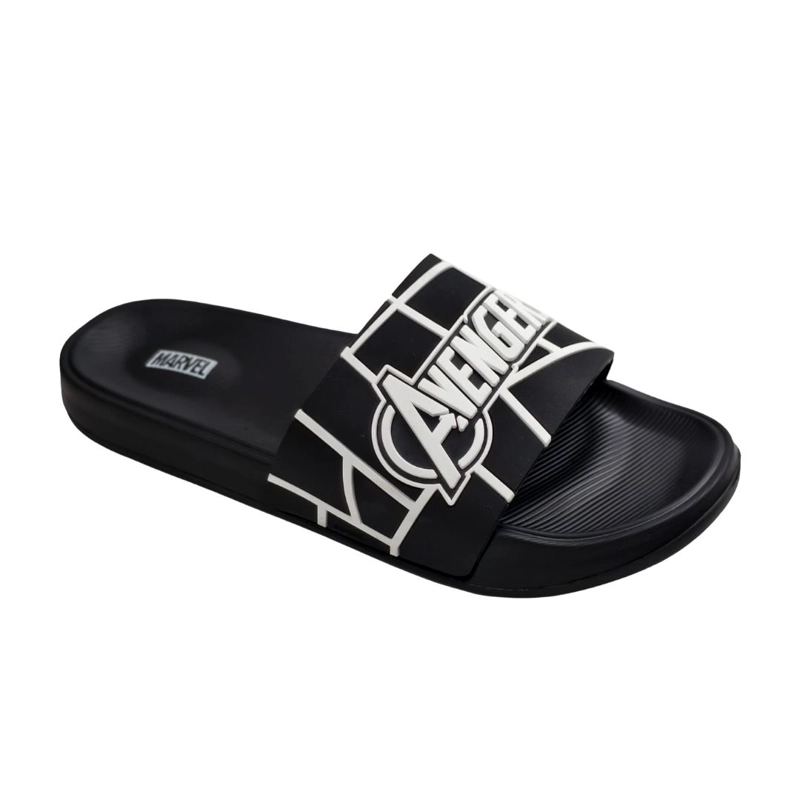 SANDALIAS HOMBRE PLAYERAS AVENGERS NEGRO - 1