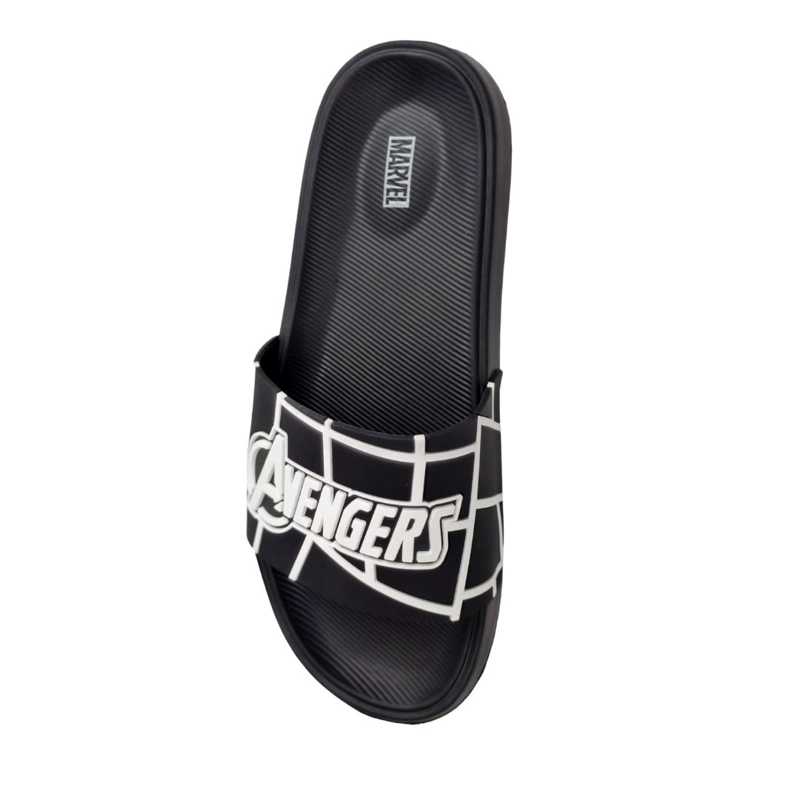 SANDALIAS HOMBRE PLAYERAS AVENGERS NEGRO - 2