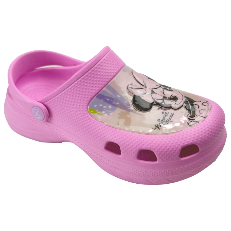SANDALIAS MUJER CLOG CASUAL MINNIE MOUSE LILA - 1