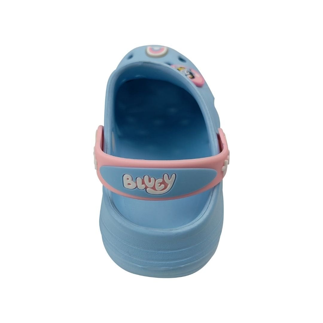SANDALIAS NIÑA CLOG CASUAL BLUEY CELESTE - 3