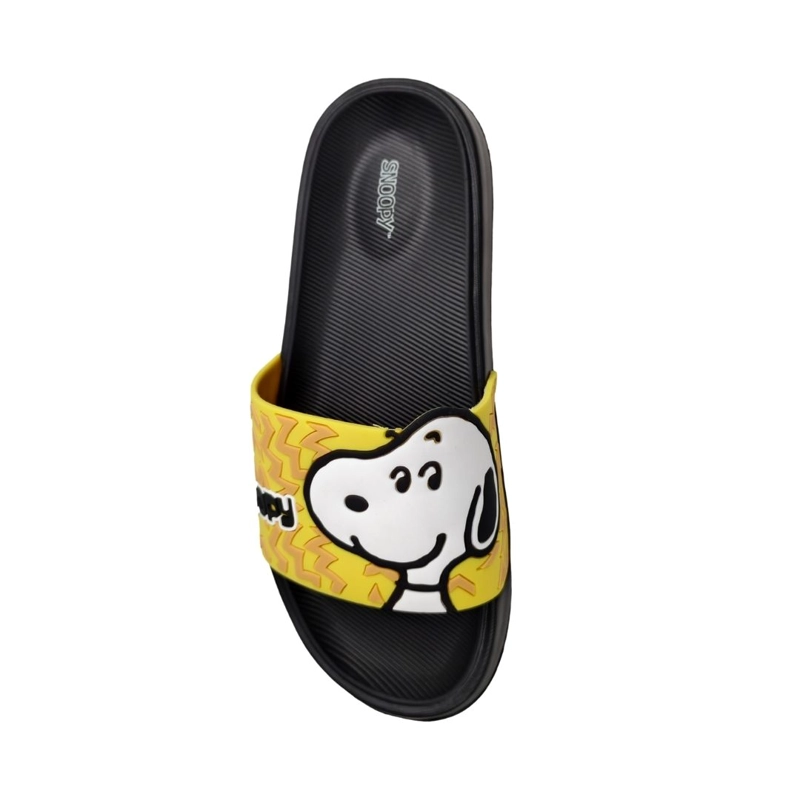 SANDALIAS MUJER PLAYERAS SNOOPY AMARILLO - 2