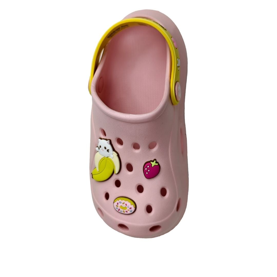 SANDALIAS NIÑA CLOG CASUAL BANANYA ROSADO - 2