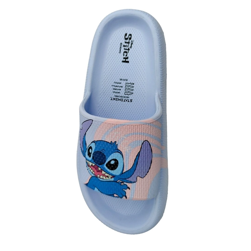 SANDALIAS MUJER PLAYERAS STITCH CELESTE - 2