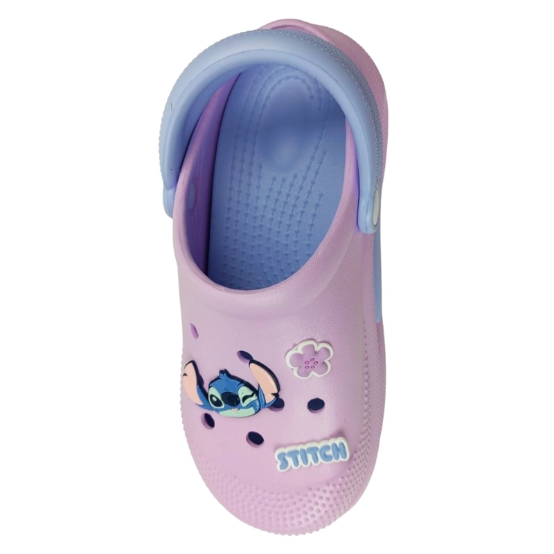 SANDALIAS MUJER CLOG CASUAL STITCH CELESTE - 2