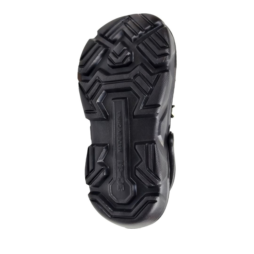 SANDALIAS NIÑO CLOG CASUAL ONE PIECE LUFFY NEGRO - 4