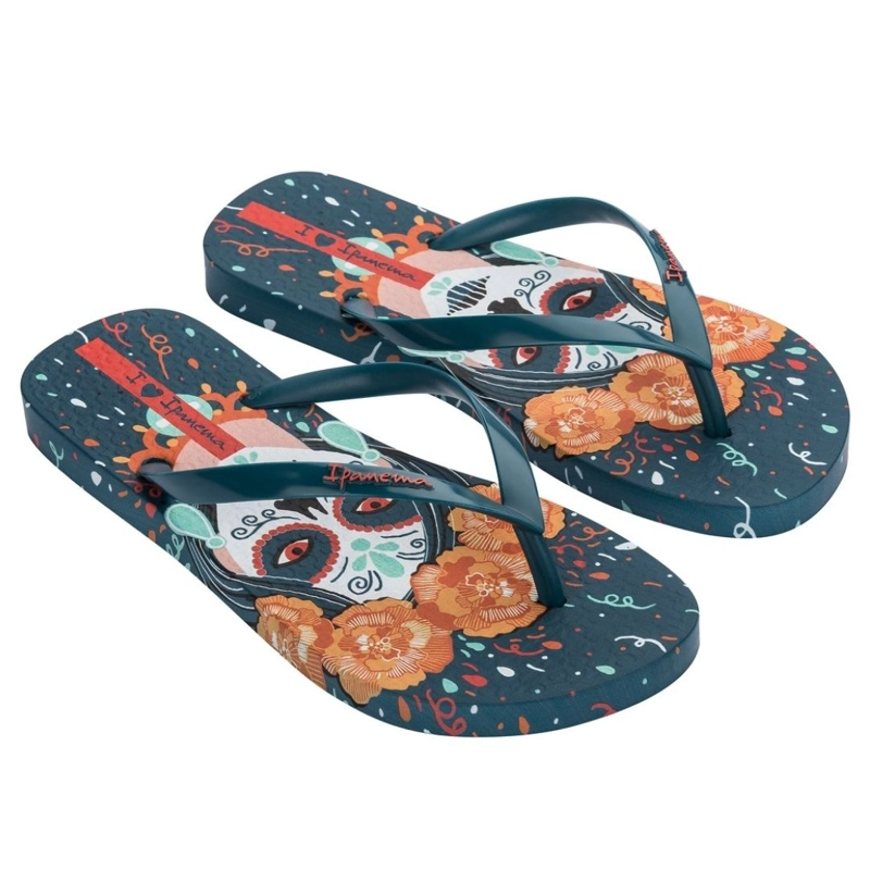 SANDALIAS MUJER PLAYERAS CATRINA IPANEMA AZUL - 1