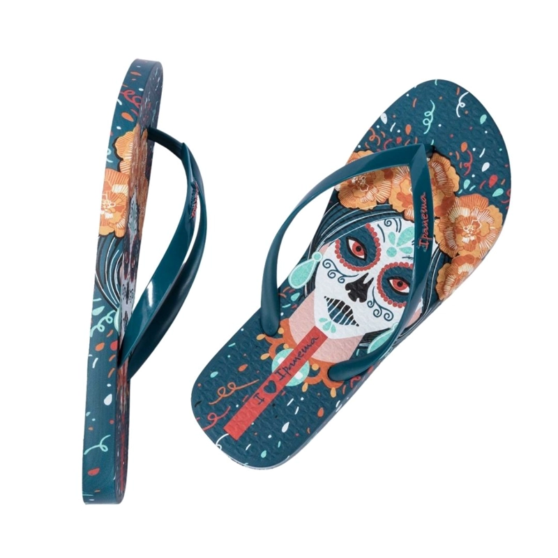 SANDALIAS MUJER PLAYERAS CATRINA IPANEMA AZUL - 2