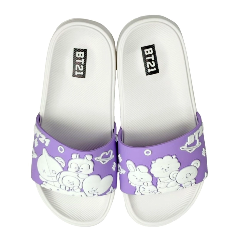 SANDALIAS MUJER PLAYERAS BTS21 BLANCO - 3