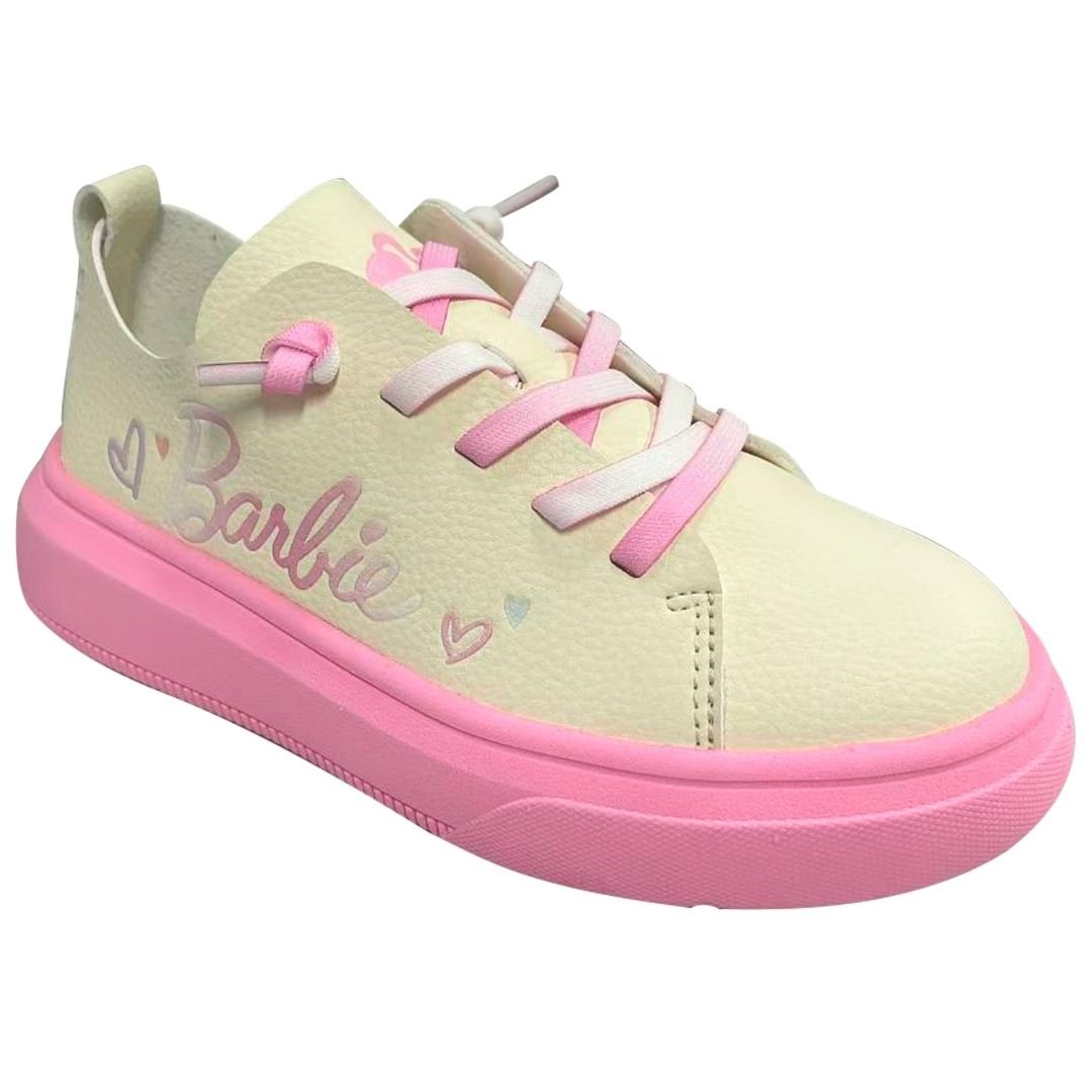 ZAPATILLAS NIÑA CASUAL BARBIE BEIGE - 1