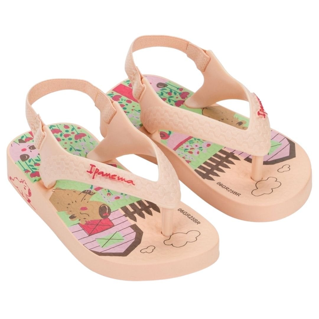 SANDALIAS BEBE CAPIBARA IPANEMA MELON - 1