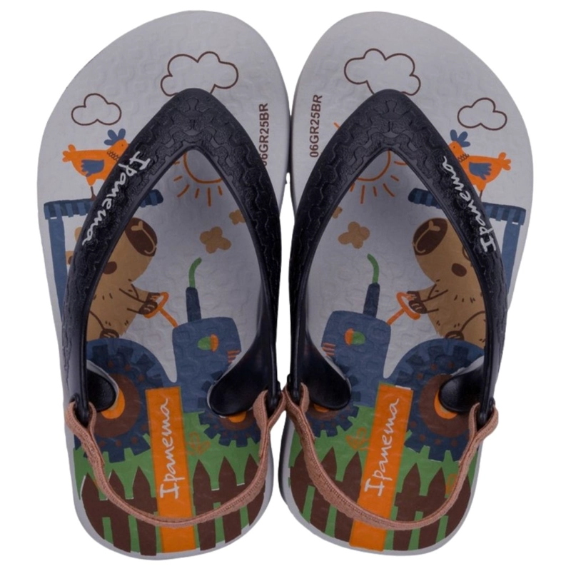 SANDALIAS BEBE CAPIBARA IPANEMA NEGRO - 2
