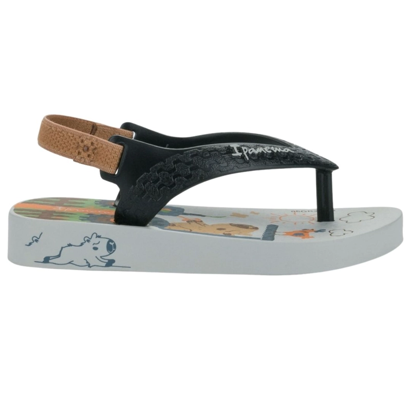 SANDALIAS BEBE CAPIBARA IPANEMA NEGRO - 3