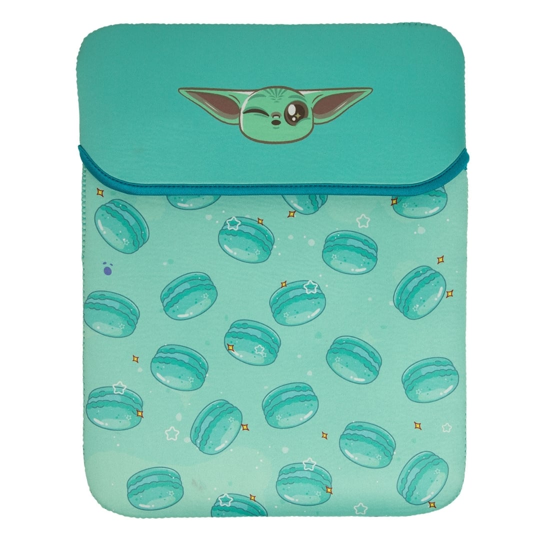FUNDA PARA LAPTOP REVERSIBLE STAR WARS BABY YODA NEOPRENO 15 - 16 PULGADAS - 1