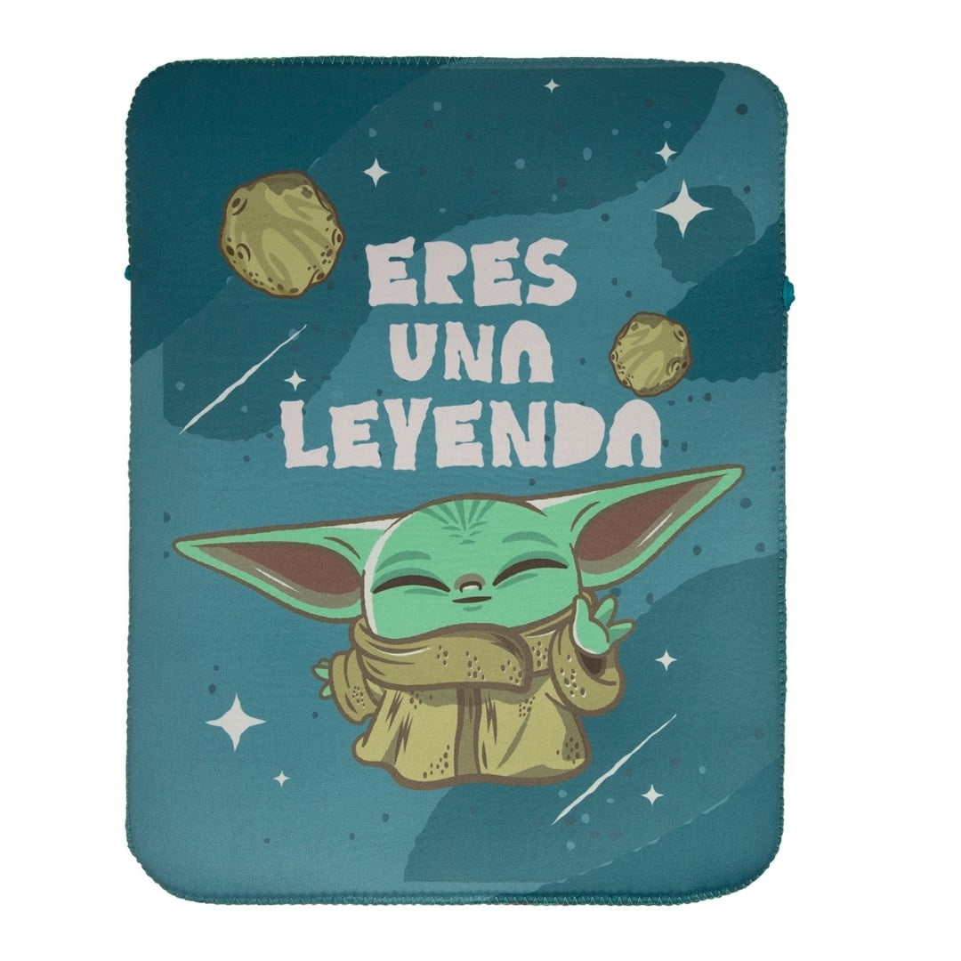 FUNDA PARA LAPTOP REVERSIBLE STAR WARS BABY YODA NEOPRENO 15 - 16 PULGADAS - 3