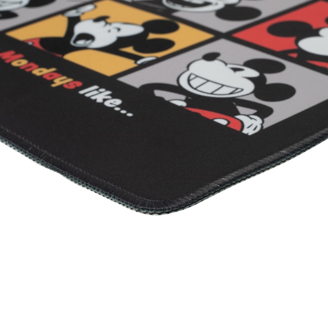 MOUSE PAD DESK MICKEY MOUSE DISNEY NEOPRENO ANTIDESLIZANTE 24X20 CM NEGRO - 4